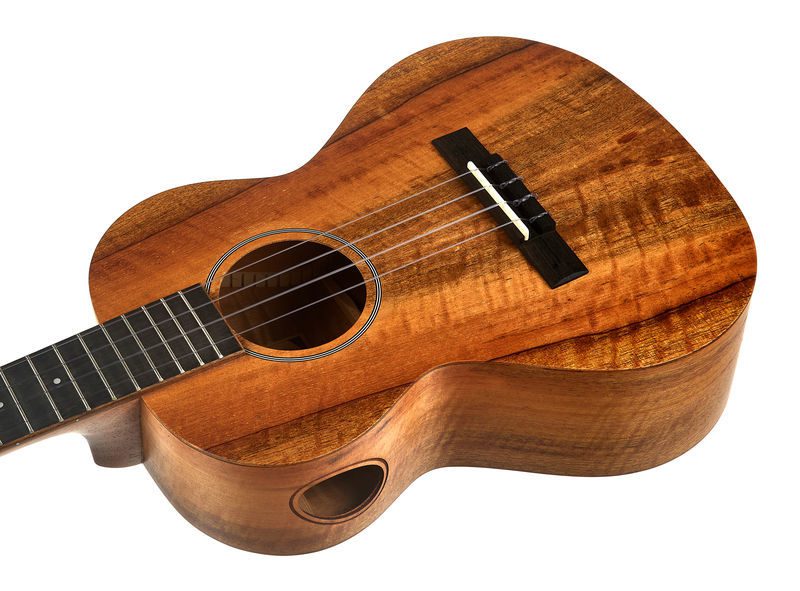 Kai KT-30 Tenor Ukulele- Mango, side port