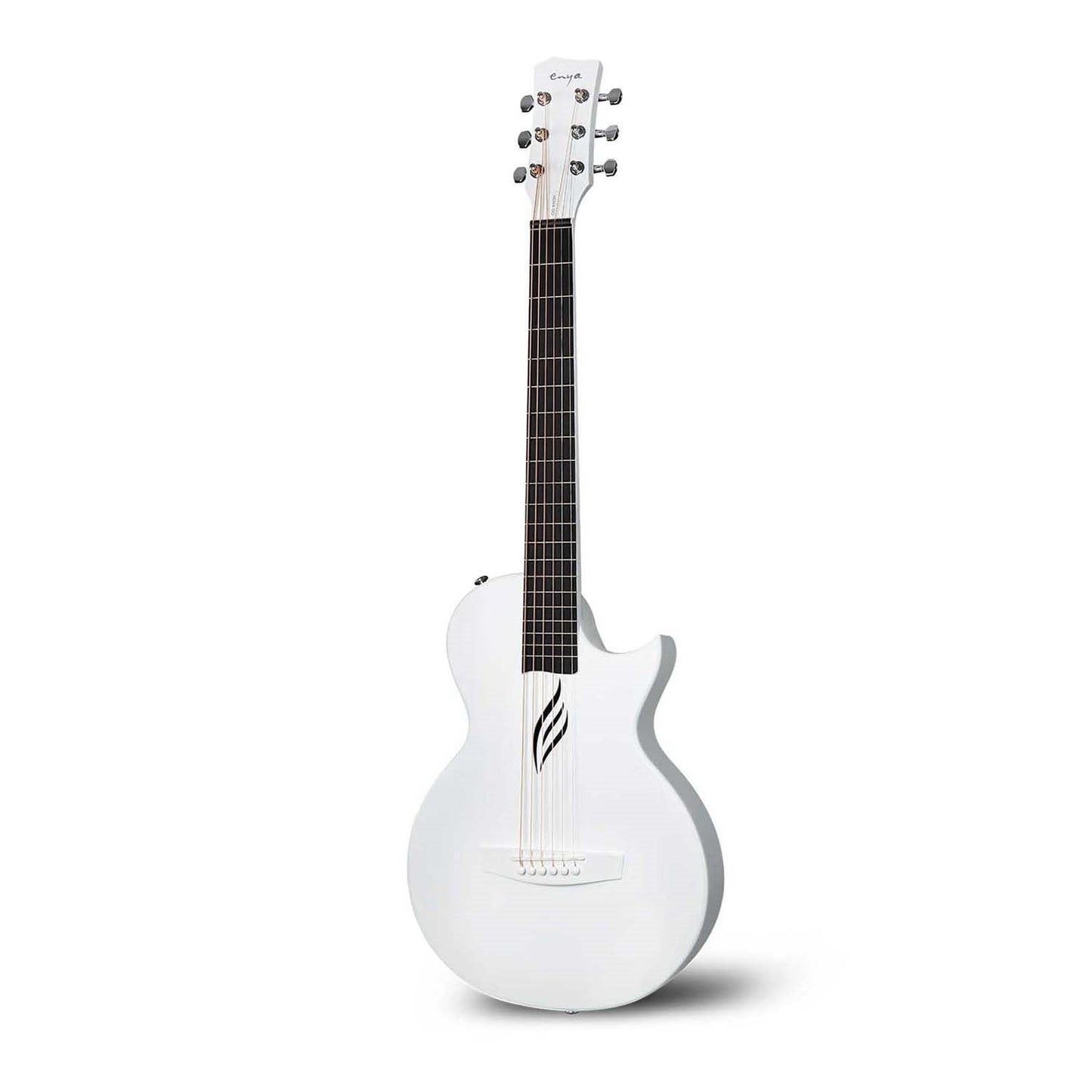Enya Nova Go Carbon Fiber Acoustic Guitar White