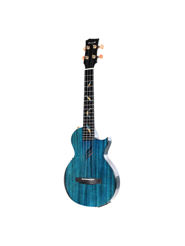 Enya EUT- Feather All Solid Mahogany Tenor Ukulele Blue