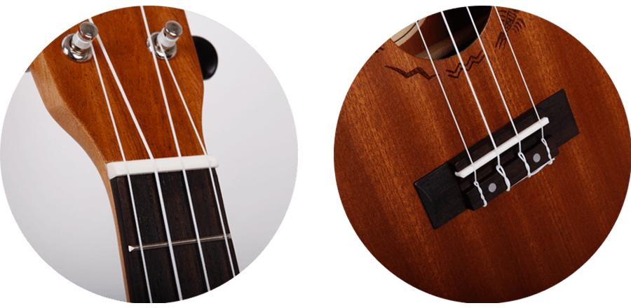 Flight NUS310 Soprano Ukulele Sapele