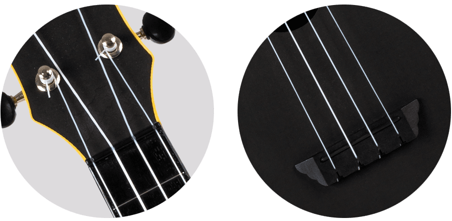 Flight TUS35E Electro Travel Soprano Ukulele - Black