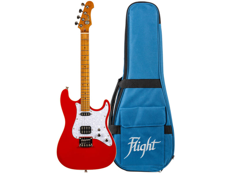 Flight Pathfinder Baritone - Red Ukulele