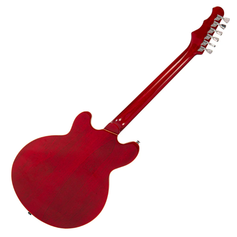Fret-King Elise Custom with vintage style Vibrato ~ Cherry Red Guitar