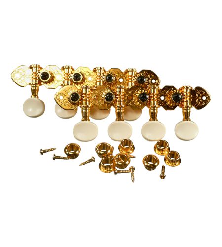 Gotoh M120 mandolin machinehead set gold