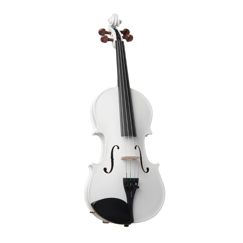 Harlequin violin outfit White 1401WH
