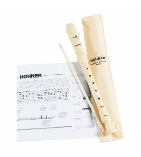 Hohner B9319C SOPRANO RECORDER 3 PCS IVORY BAROQUE
