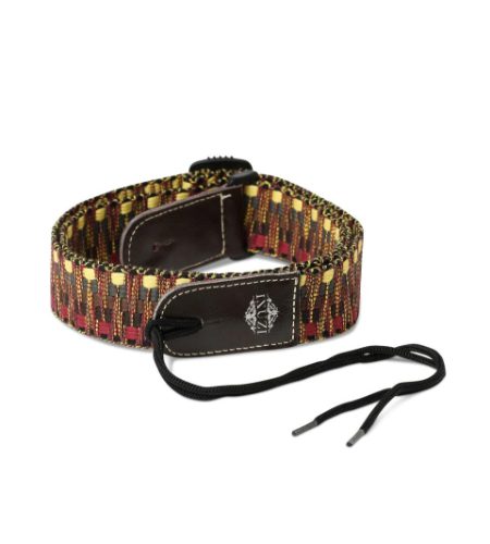 ISUZI UKLL-50 Premium Red/Brown Pattern Ukulele Strap