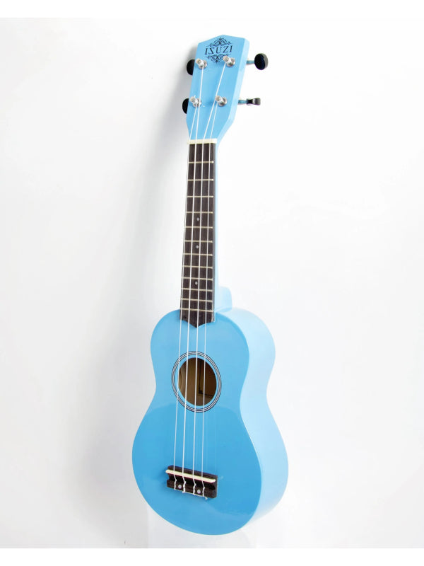 ISUZI LS-BL Blue Soprano Ukulele Free Matching Gig Bag