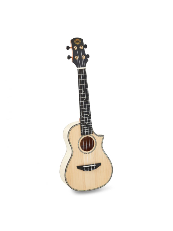ISUZI SST-1C Solid Spruce Top Concert Ukulele