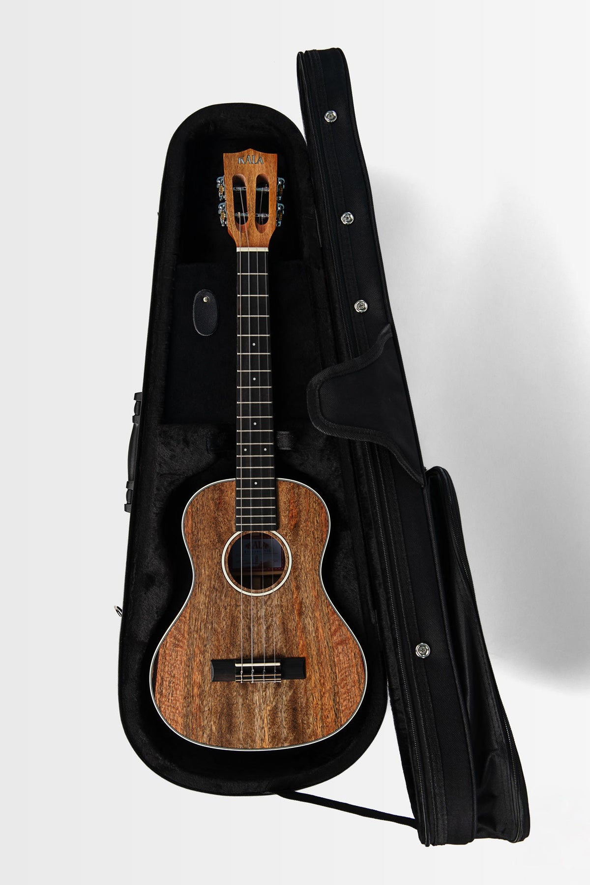 Kala KA-AMNG-TXL All Solid Mango Tenor XL Ukulele With Case