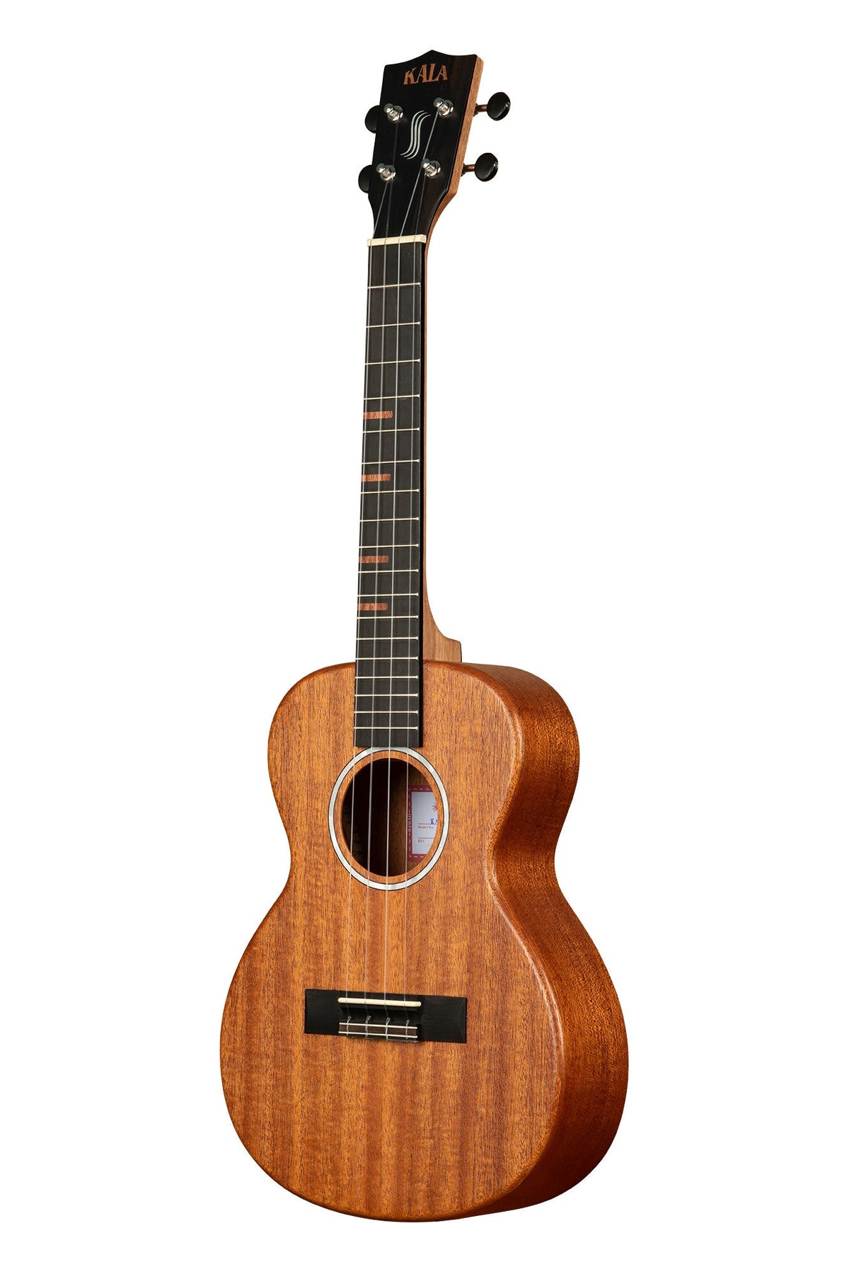 Kala KA-WF-AMHG-T All Solid Mahogany Waterfall Tenor Ukulele With Bag