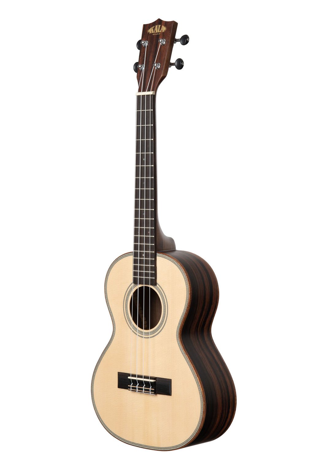 KALA KA-SSEBY-T SOLID SPRUCE TOP STRIPED EBONY TENOR UKULELE