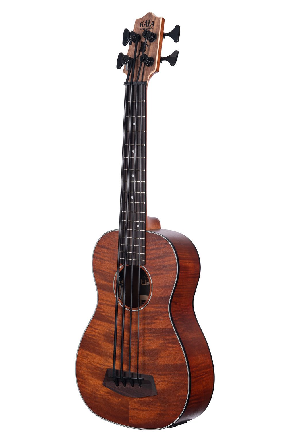 KALA U-BASS EMFS EXOTIC MAHOGANY ACOUSTIC-ELECTRIC U•BASS® UKULELE
