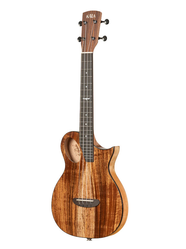 Kala KA-OWL-ACA-TE Revelator® Night Owl Acacia Tenor Ukulele With Bag