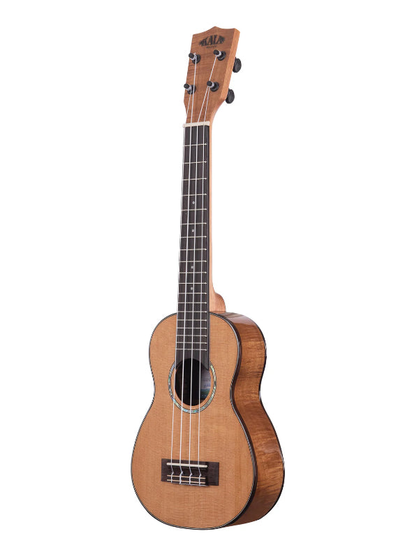 Kala KA-SCAC-SLNG Solid Cedar Top Acacia Soprano Long-Neck Ukulele
