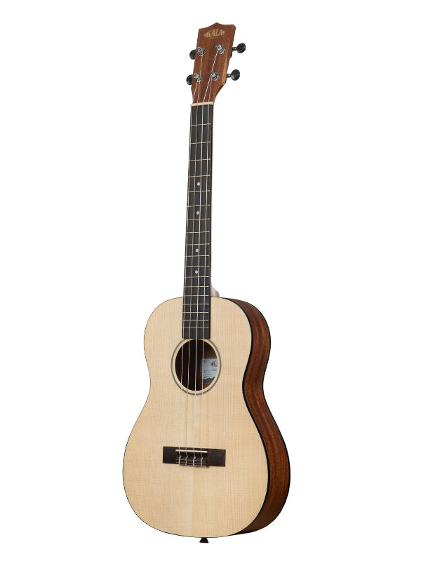 Kala KA-SSTU-B Solid Spruce Travel Baritone Ukulele