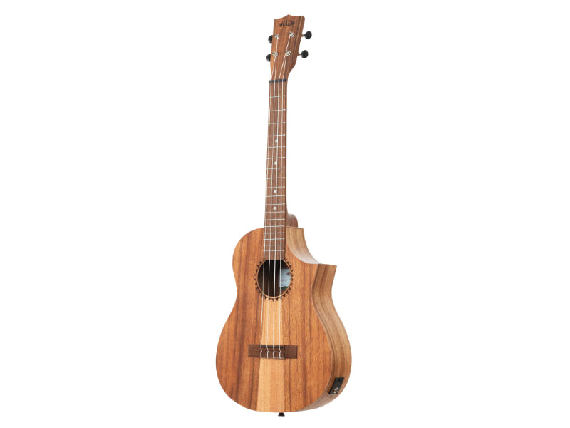 Kala KA-TK-B-CE Teak Tri-Top Baritone Ukulele with Cutaway & EQ