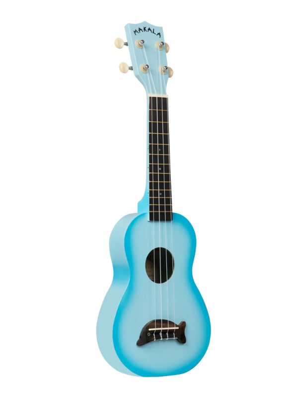 Kala MK-SD/LBLBURST Light Blue Burst Soprano Dolphin Ukulele