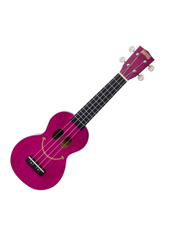 Mahalo Kahiko Soprano Smile Ukulele Purple