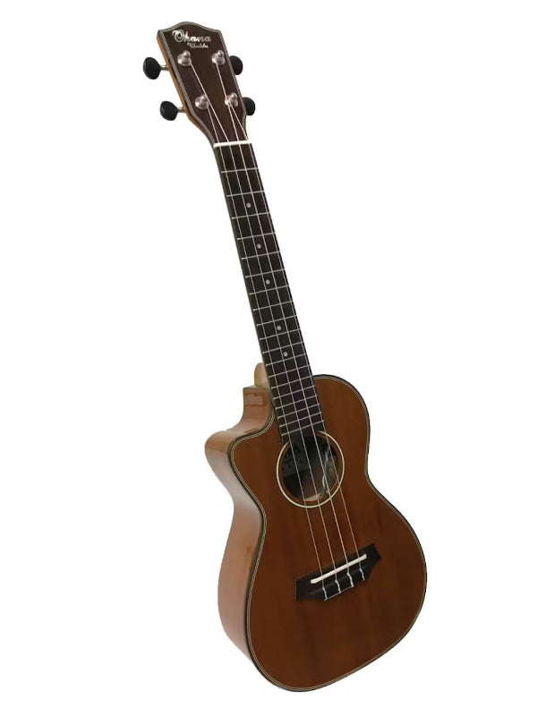 Ohana CK-35GCE *Left Handed* Cutaway Electro Concert Ukulele