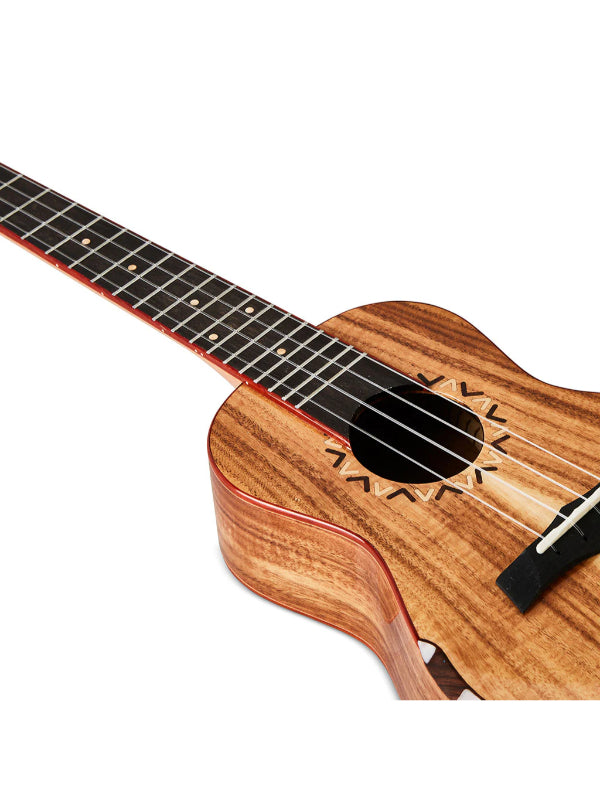 Snail S20C All Solid Flamed Acacia Concert Ukulele