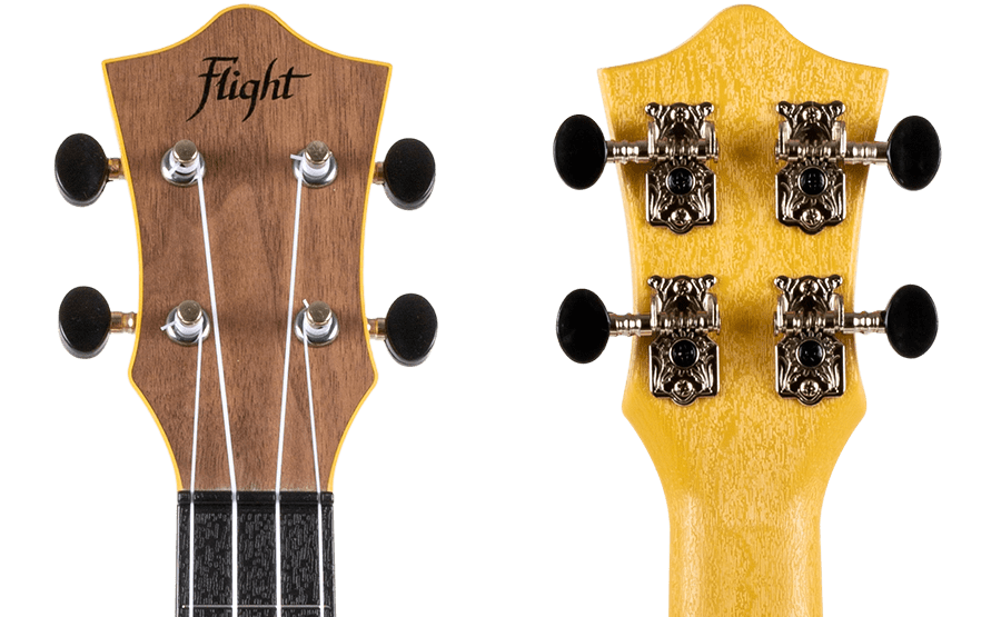 Flight TUC50 Travel Concert Ukulele With Bag - Walnut