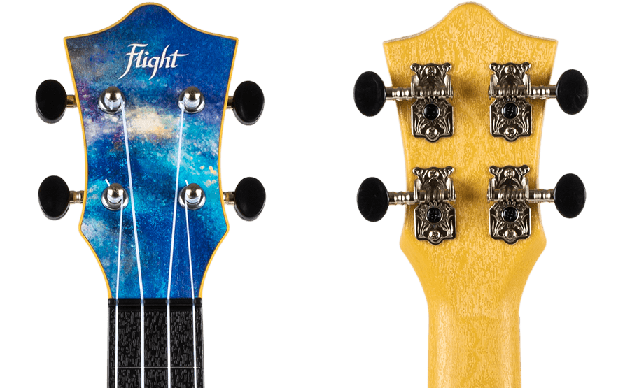 Flight TUSL40 ABS Long Neck Travel Ukulele - Space