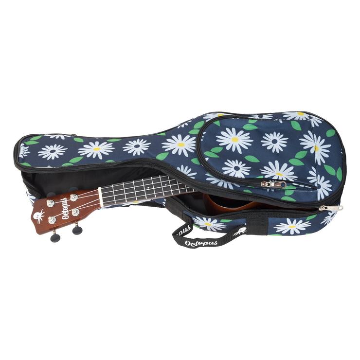 Octopus soprano ukulele bag ~ Daisies
