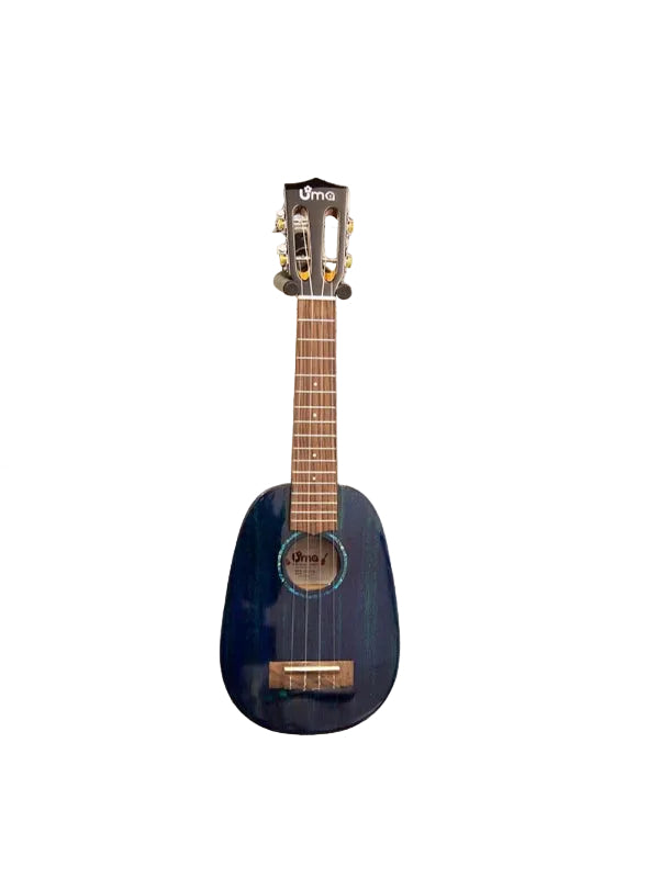 UMA UK-20SSP Pineapple Solid MH Soprano Ukulele in Blue