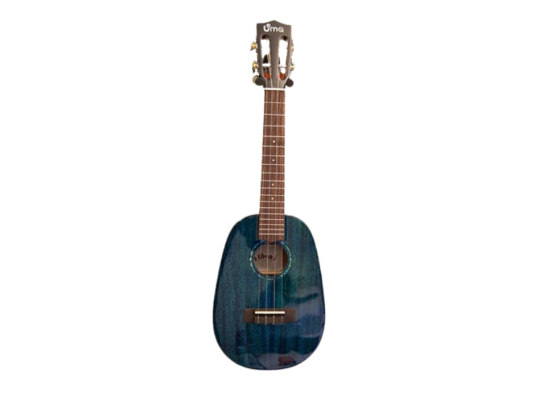 UMA UK-20SCP Pineapple Solid MH Concert BLUE Ukulele