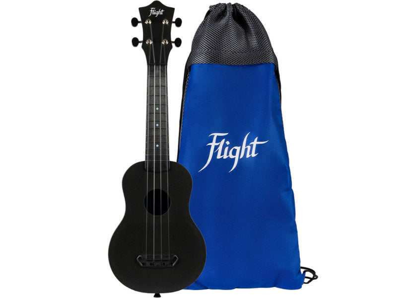 flight Ultra Travel Soprano Ukulele - Ink