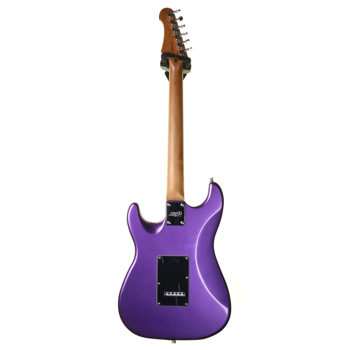 JET JS300 Plum electric guitar - final product detail on white background
