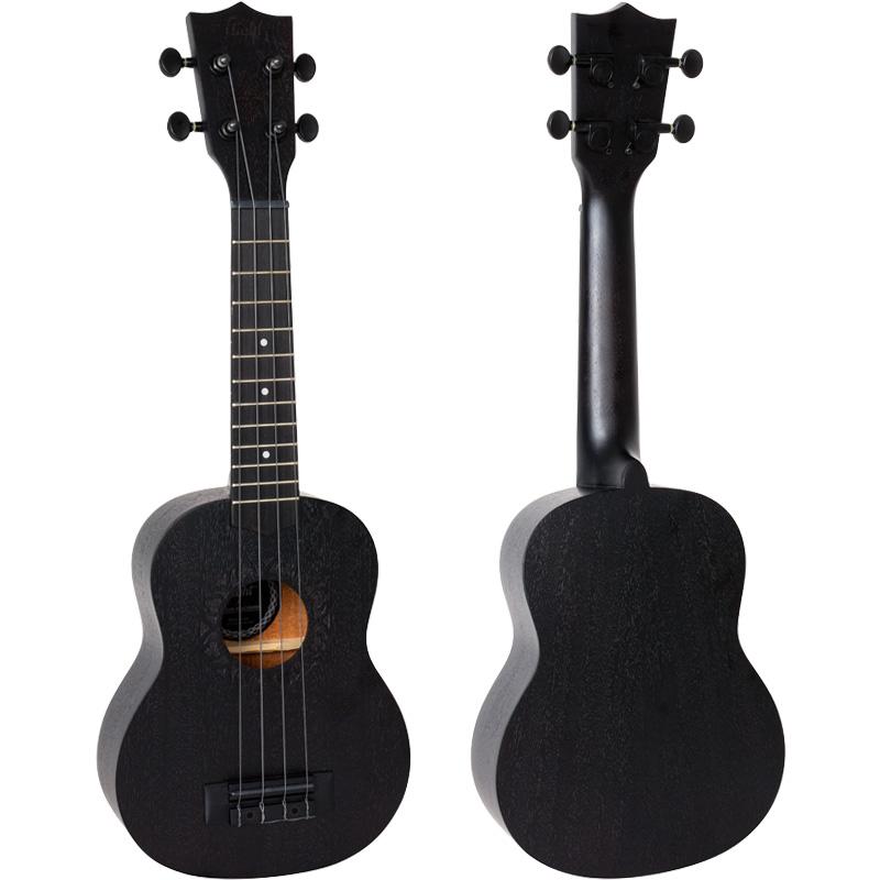 Flight NUS310BB Soprano Ukulele Blackbird Free Shipping with front back image