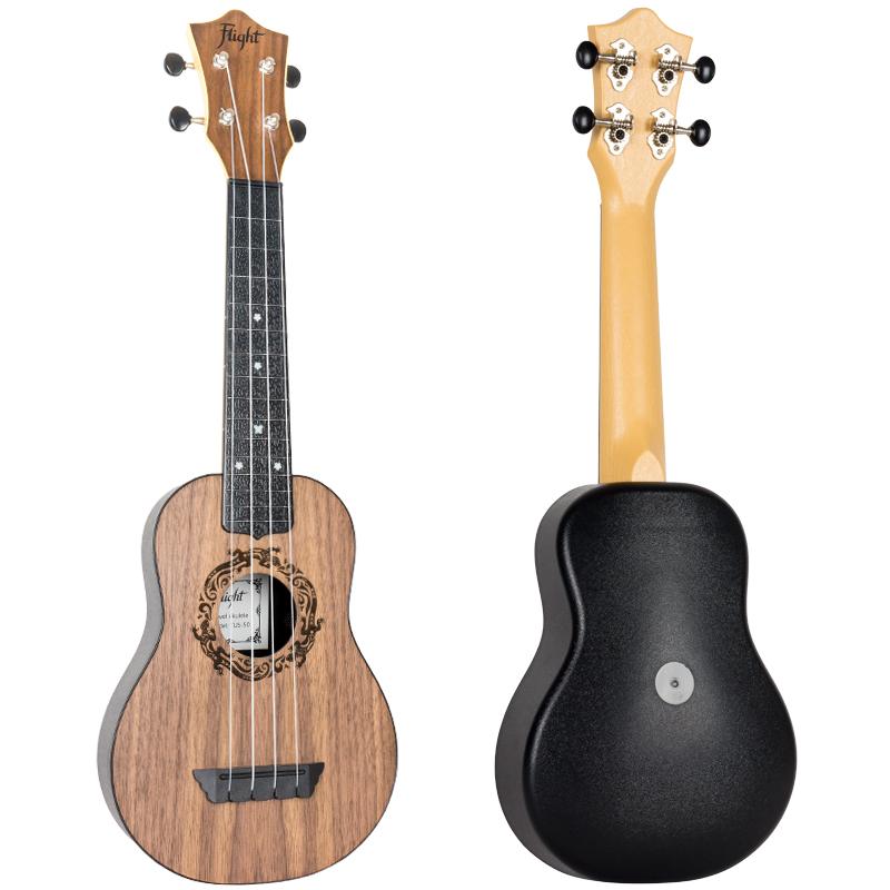 Flight TUS50 ABS Travel Soprano Ukulele Walnut