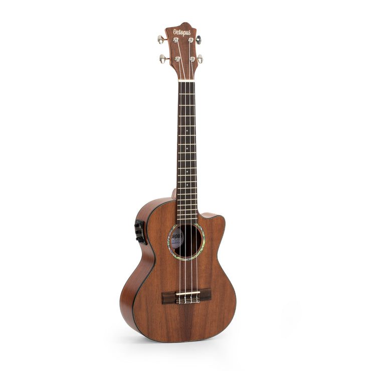 Octopus All solid acacia electro-acoustic tenor ukulele