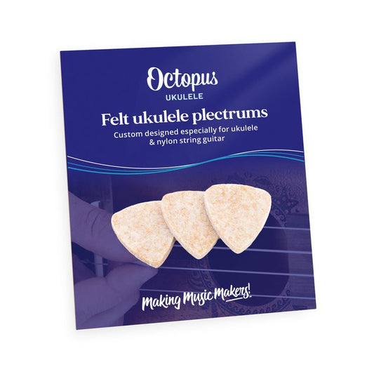 Octopus ukulele plectrum value pack of 3 ~ Soft