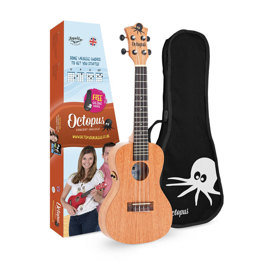 Octopus Academy series electro-acoustic concert ukulele