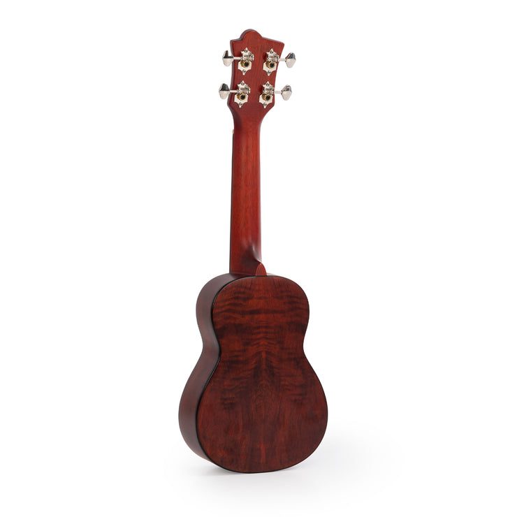 Octopus Flamed maple with solid cedar top soprano ukulele