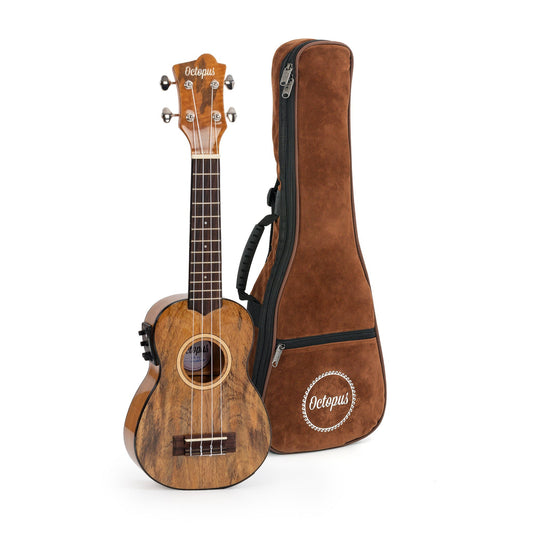 Octopus Solid mango top electro-acoustic soprano ukulele