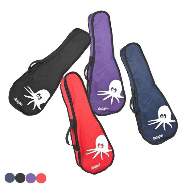 Octopus soprano ukulele bag ~ Red