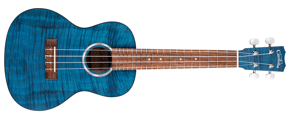 Sapphire Blue Cordoba 15CFM Concert Ukulele