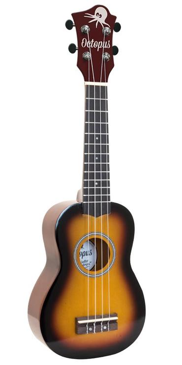 Octopus metallic burst series soprano ukulele Old violin burst