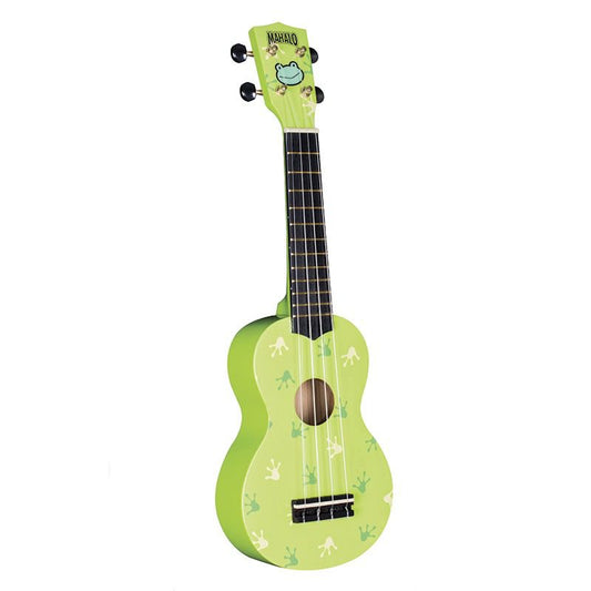 Mahalo Soprano Ukulele Art Design Frog