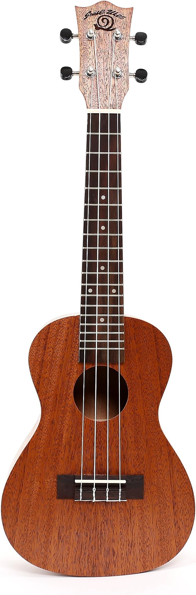 Snail C-03 Mahogany Concert Ukulele with Gig Bag and Aquila Nylgut Strings (Concert Ukulele)