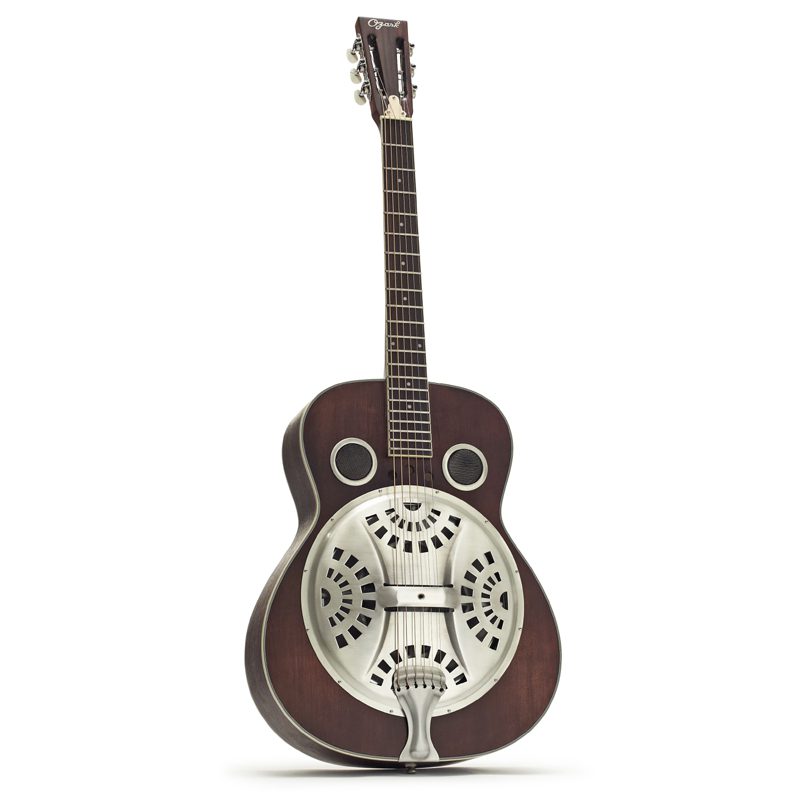 Ozark deluxe wood resonator guitar distressed