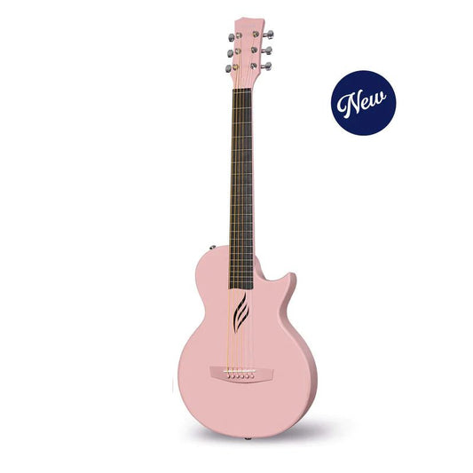 Enya Nova Go Carbon Fiber Acoustic Guitar Pink