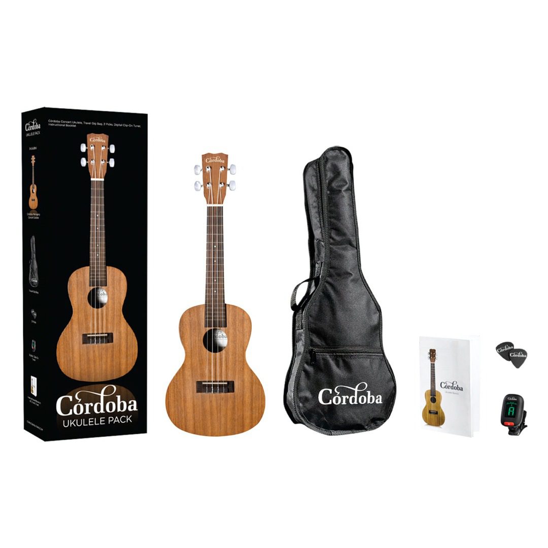 Cordoba UP100 Concert Ukulele Pack