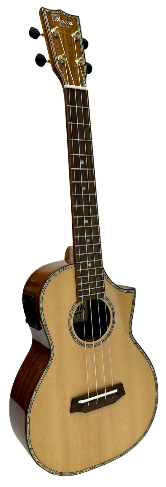 Ohana TK-70KCE Cutaway Tenor Ukulele