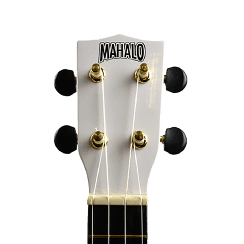 Mahalo Rainbow soprano ukulele White