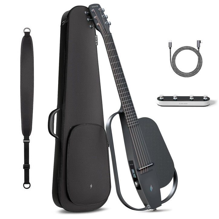 Enya 2023 NEXG 2 Black All-in-One Smart Audio Loop Guitar